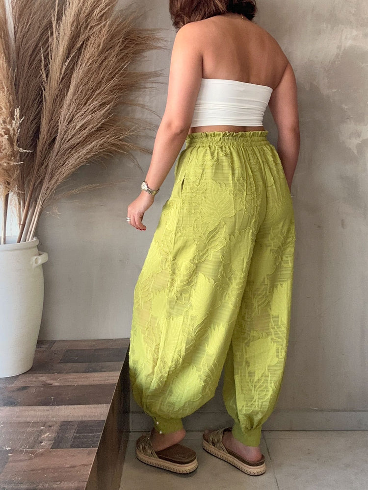 Luca Lime Balloon Pants