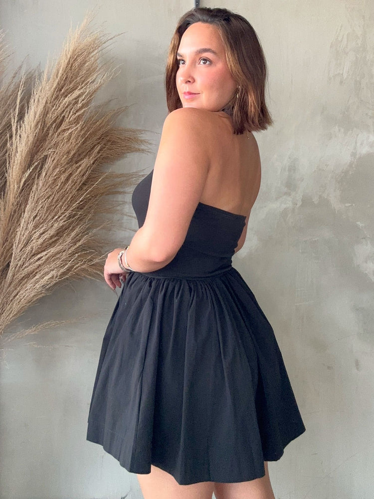 Ximena Black Tube Dress