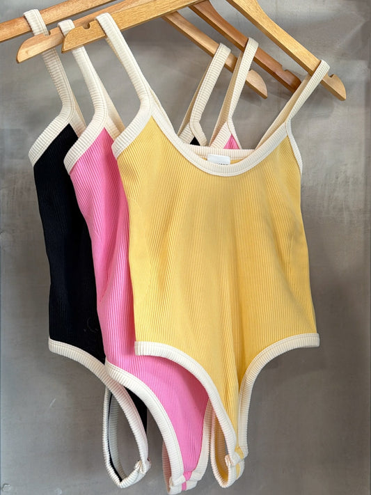 Irene Yellow Bodysuit