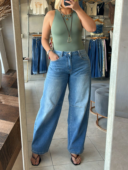 Janinna Barrel Jeans