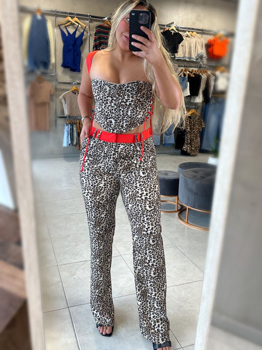 FINAL SALE - Christine Leo Corset & Pants Set