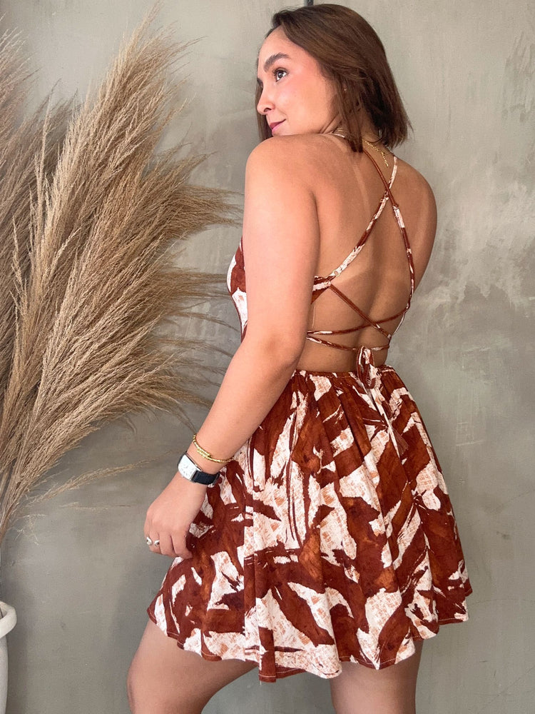 Leyra Printed Romper