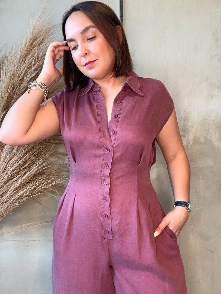 Azalea Denim Jumpsuit