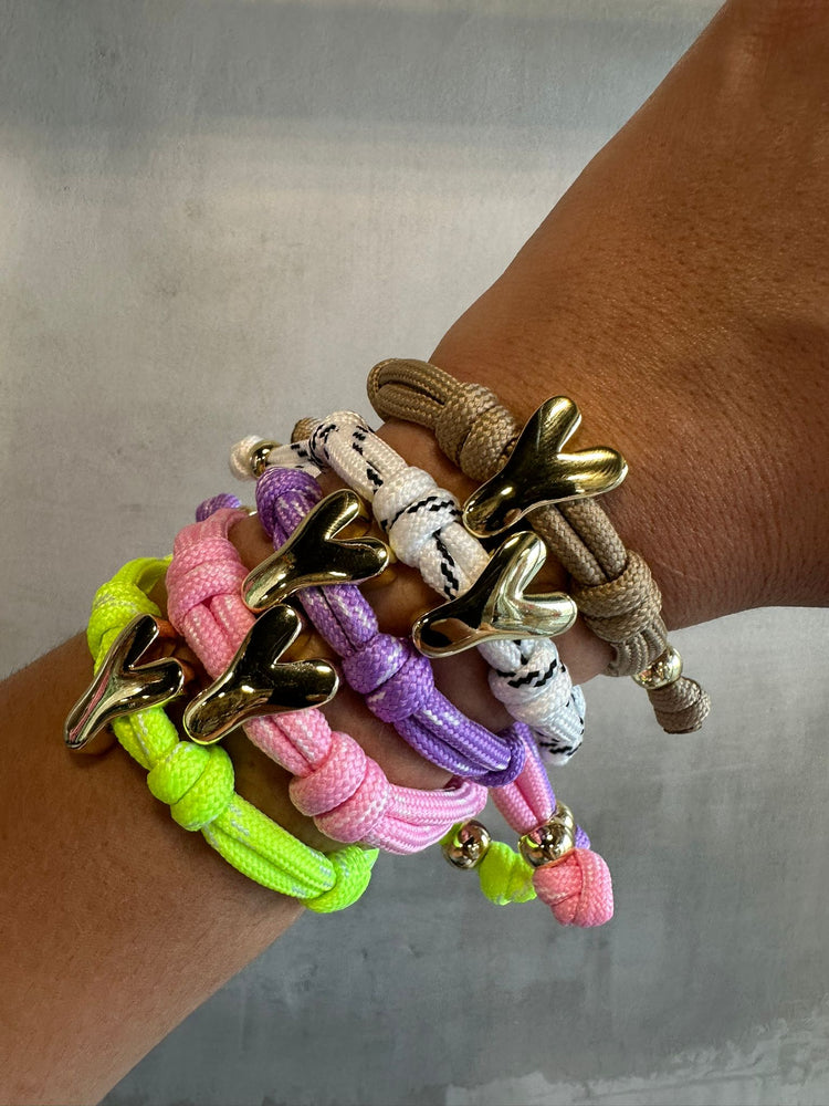 Initials Rope Bracelet