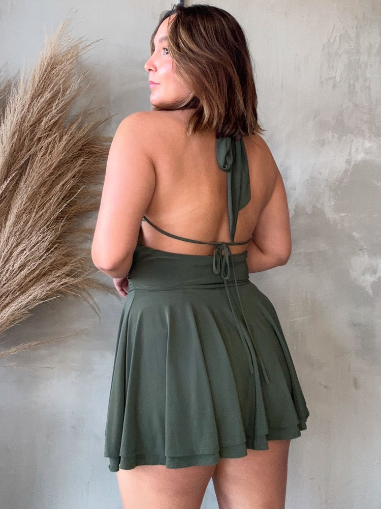 Zarah Olive Romper
