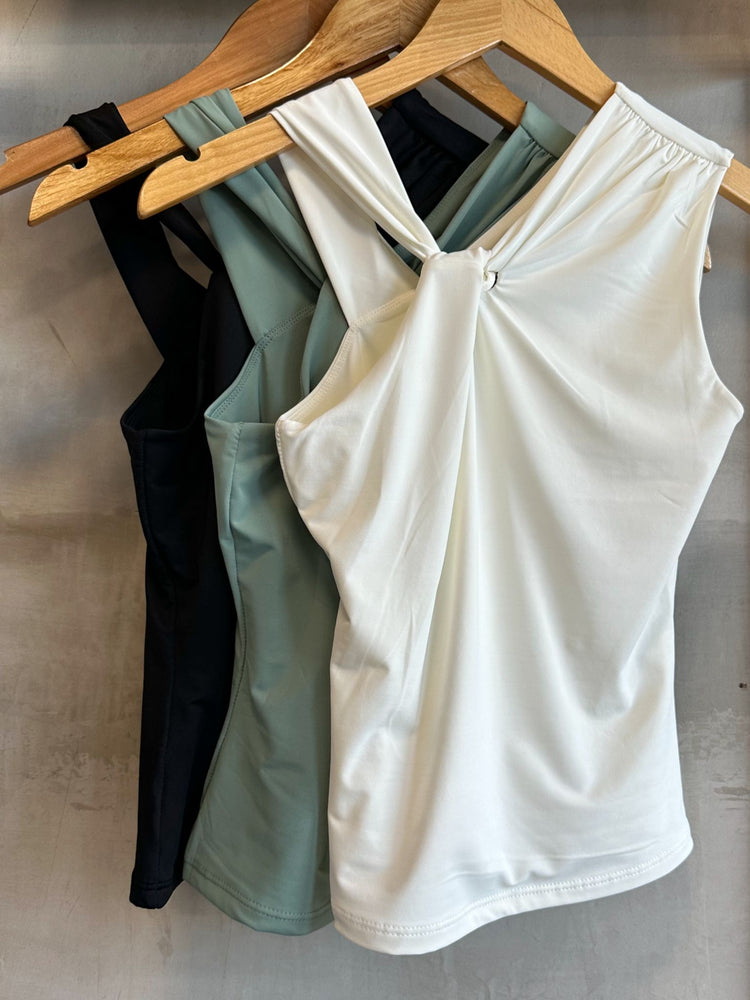 Nahla Black Twisted Top