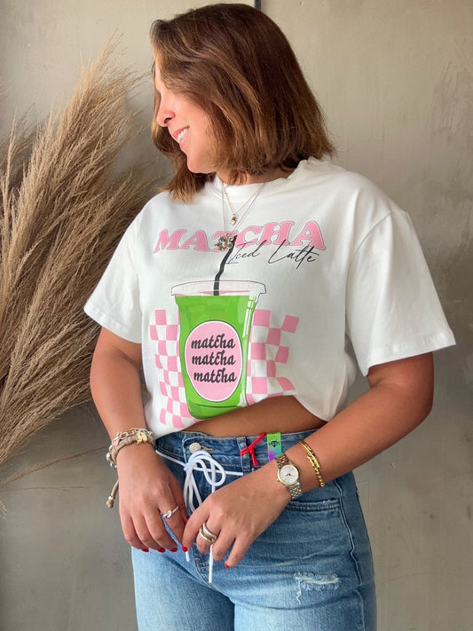 Matcha Iced Latte Tee