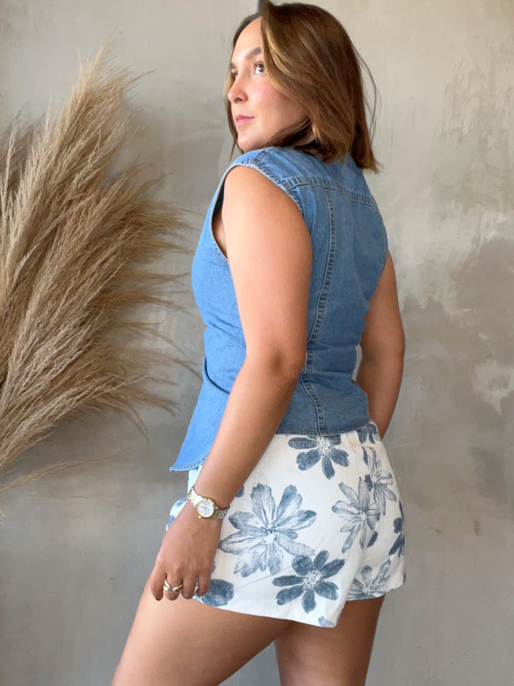 Victoria Denim Top