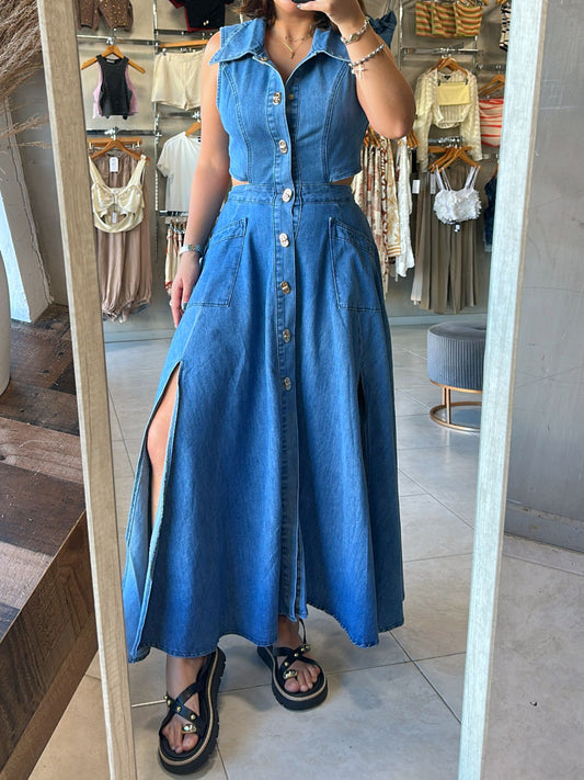 Marjorie Denim Dress
