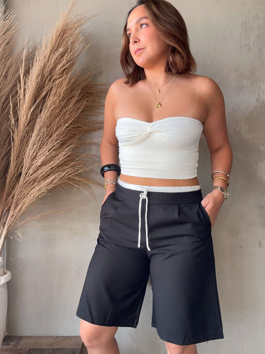 Noa Black Bermuda Short