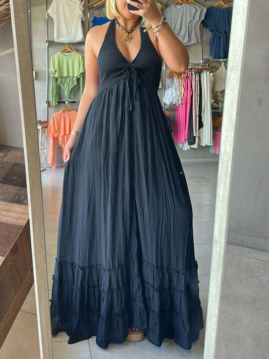 Irma Halter Maxi Dress