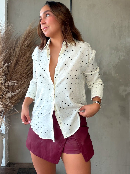 Dannah Polka Dots Blouse