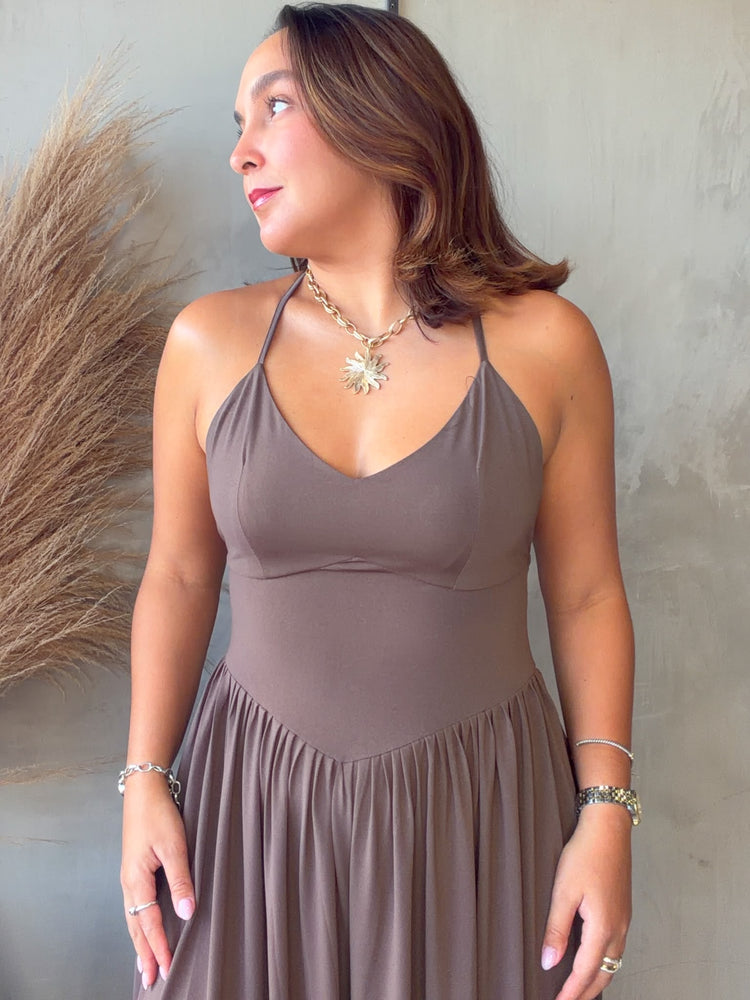 Lori Mocha Jumpsuit