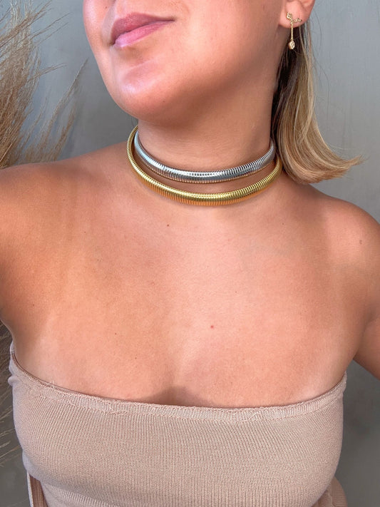 Choker Stainless Steel Necklace