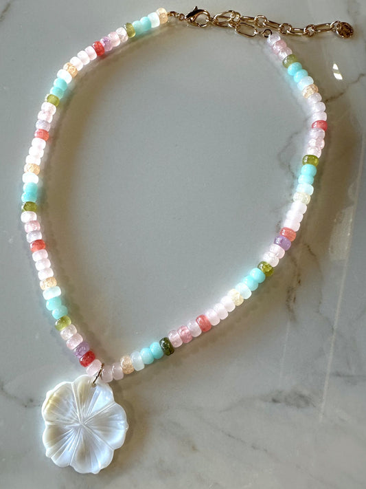 Beads Flower Necklace