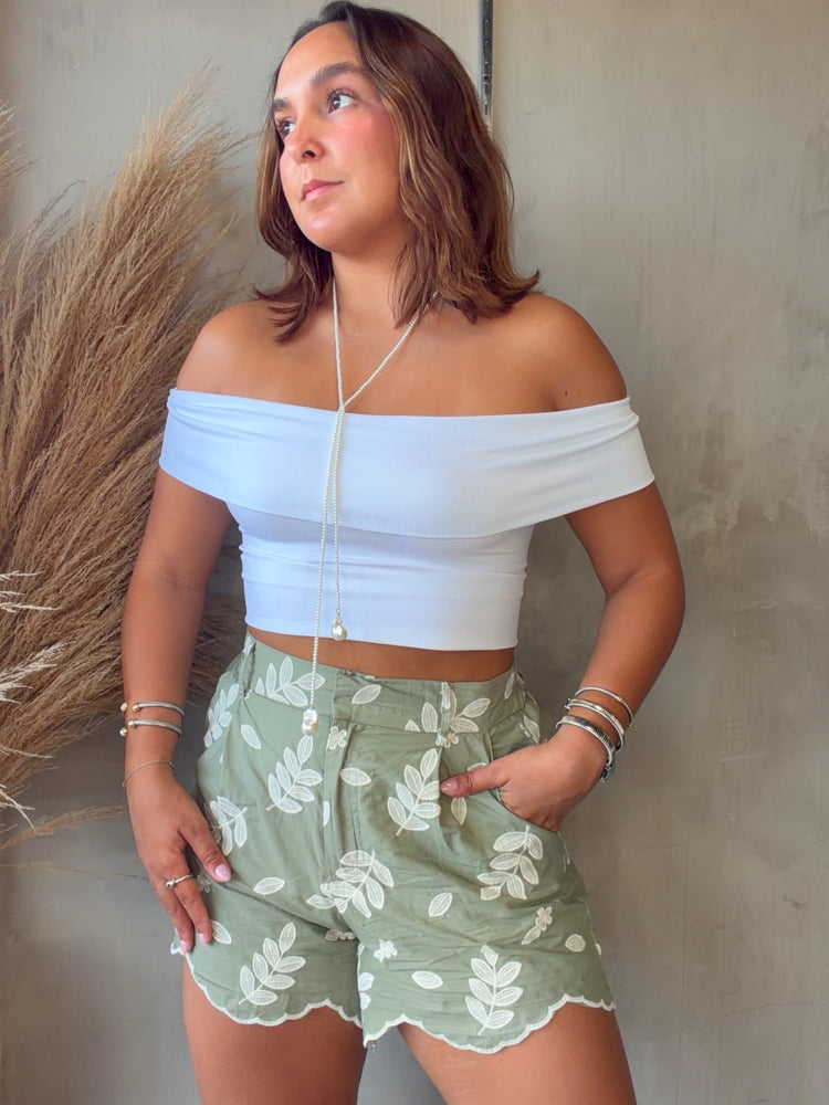 Isaura White Basic Top
