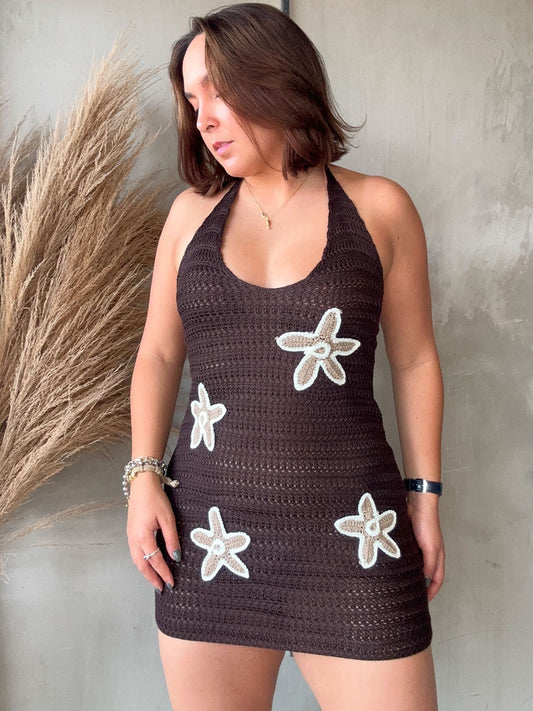 Frances Floral Crochet Dress