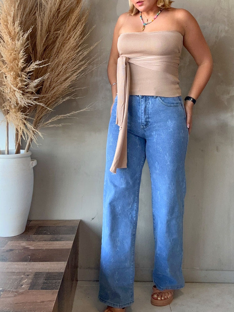 FINAL SALE - Itzia Cactus Jean
