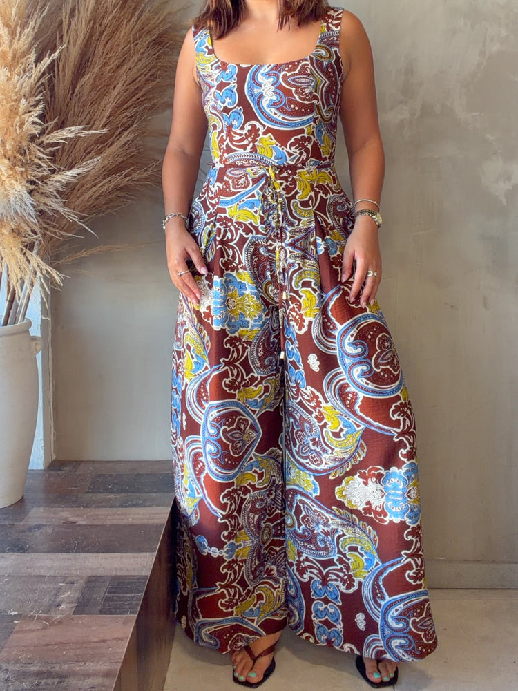 Lucia Paisley Printed Jumpsuit