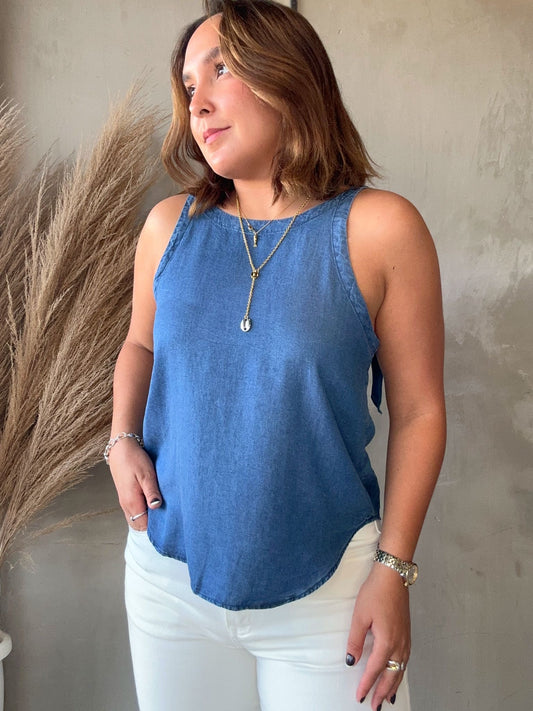 Mariana Denim Top