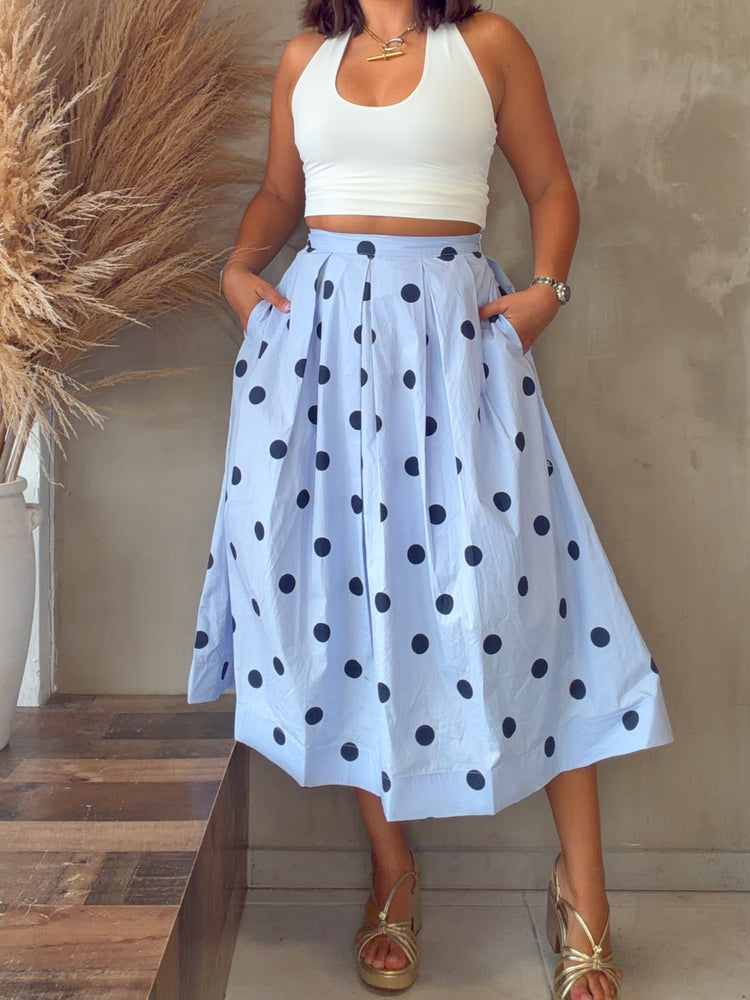 Elsa Polka Dots Skirt