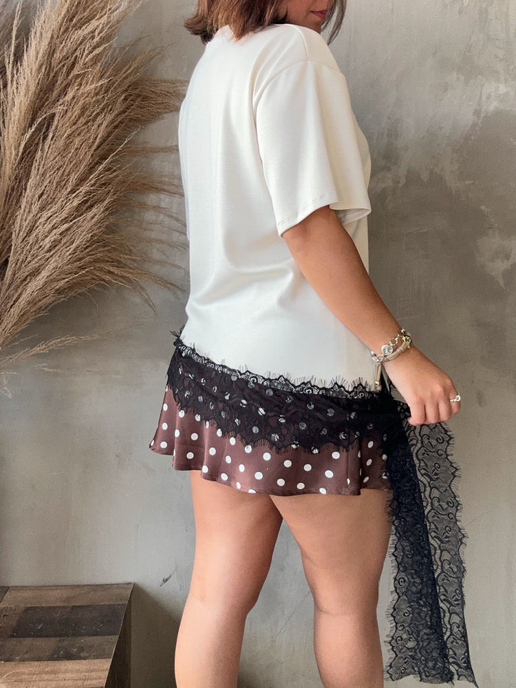 Catalina Cream Lace Shirt