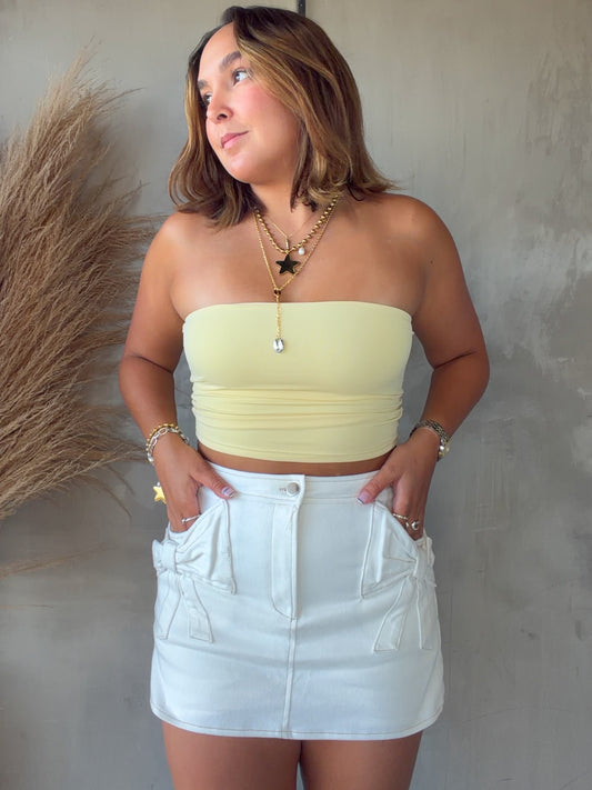 Eden Butter Yellow Tube Basic