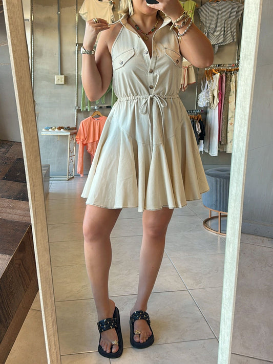 Amarilis Linen Dress