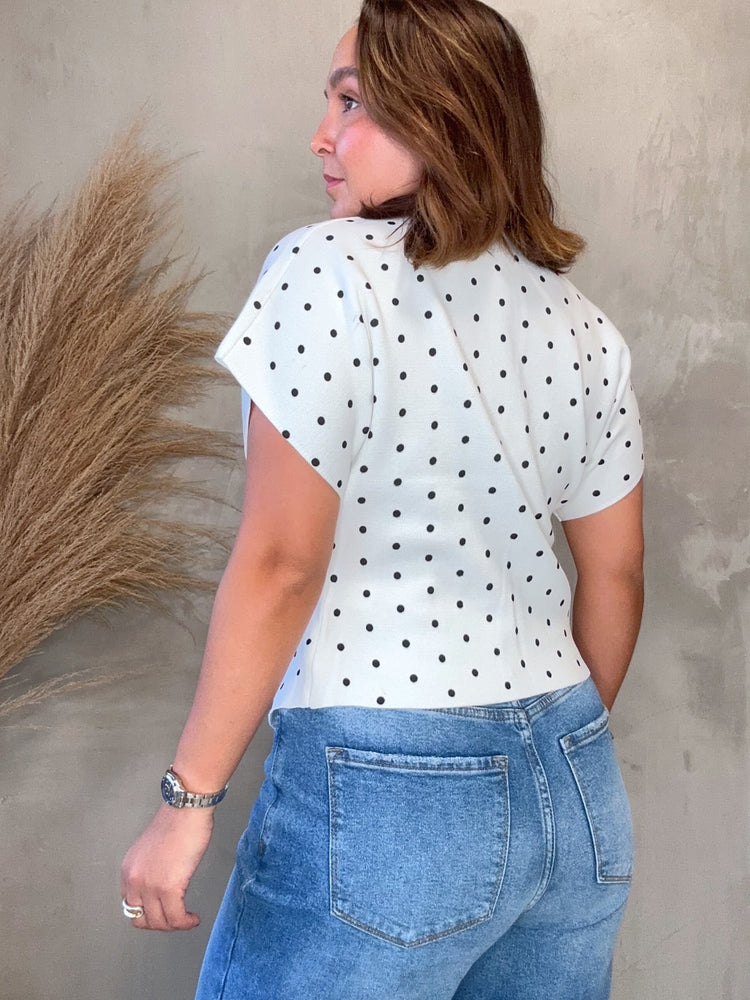Maitte Polka Dots Top
