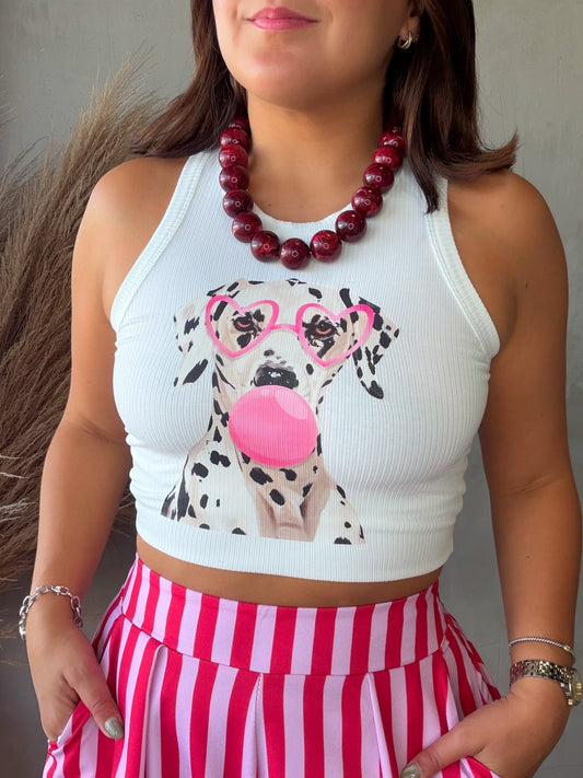 Dalmata Dog Tank Top