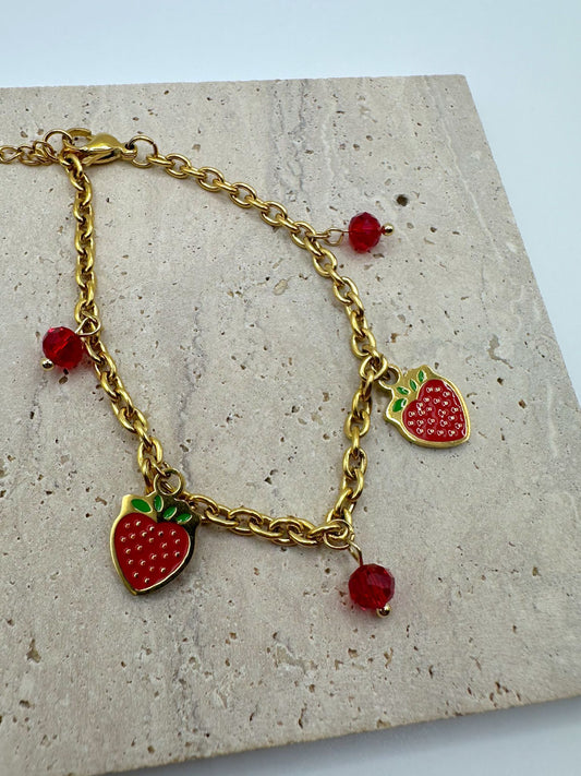 Strawberry Steel Bracelet