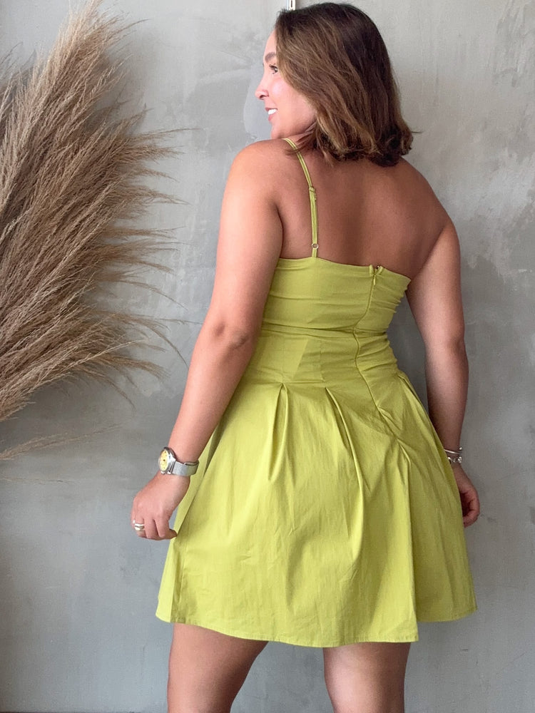 Danielle Leaf Detail Dress