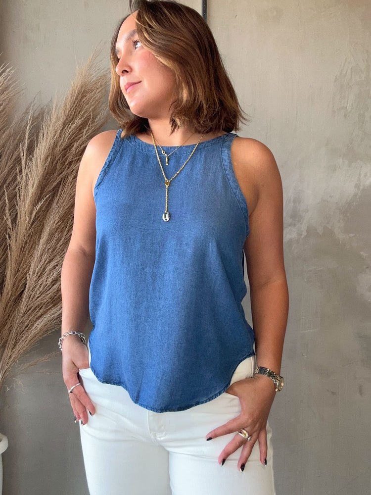 Mariana Denim Top