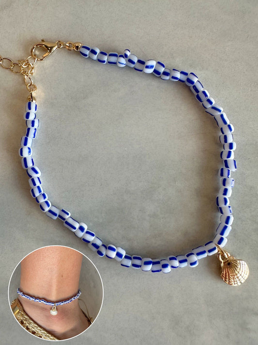 Shell & Beads Anklet