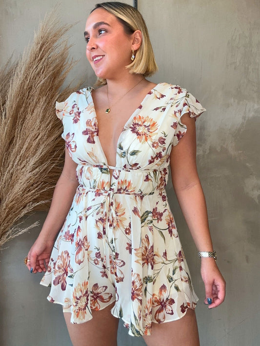 FINAL SALE - Palmer Floral Romper