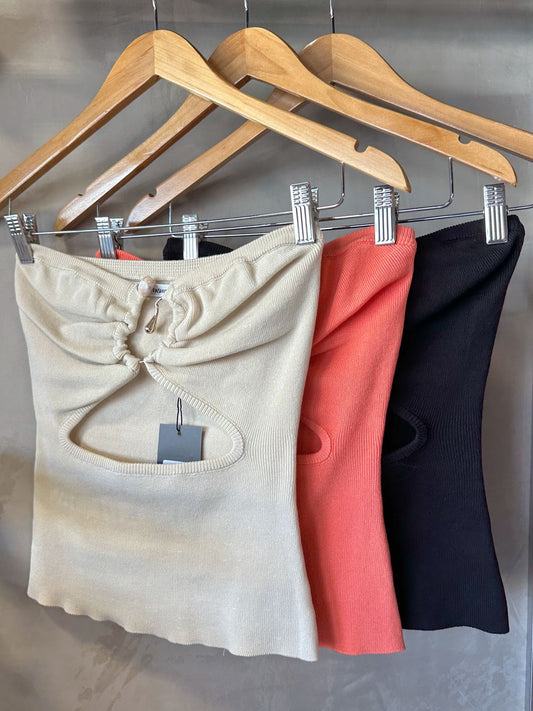 Hazel Nude Detailed Top