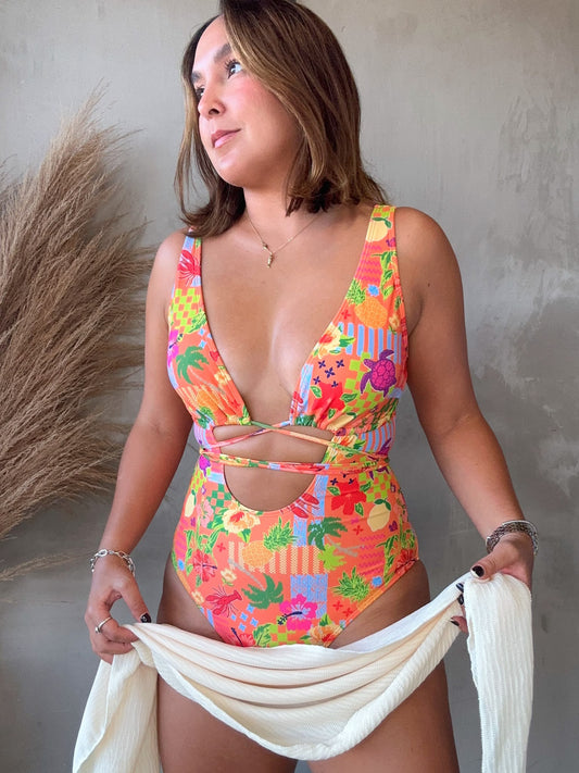Hawaii One Piece Swimsuit