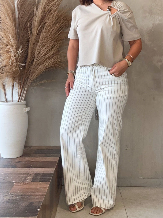 Ofelia Striped Jean