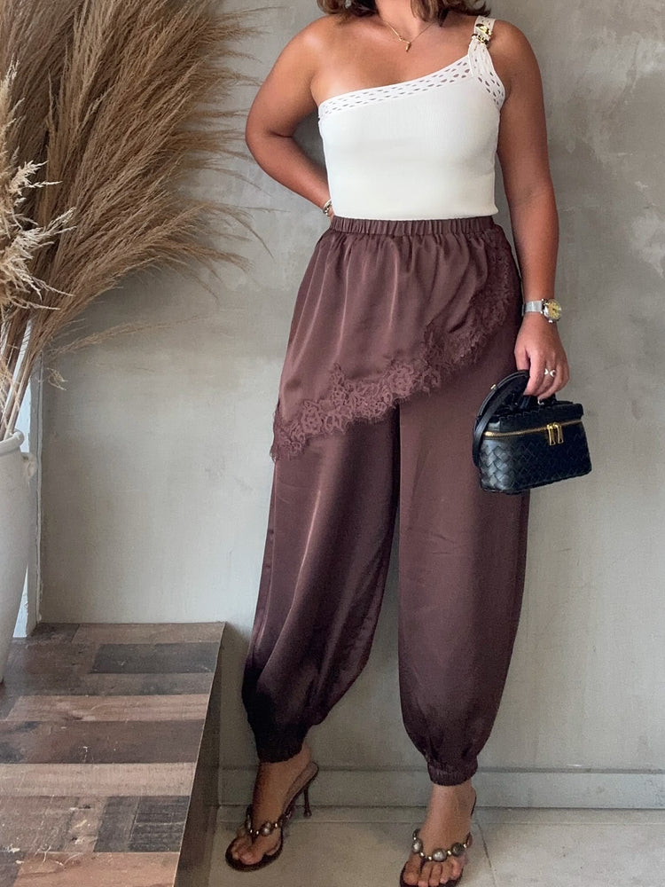 Liza Lace Balloon Pants