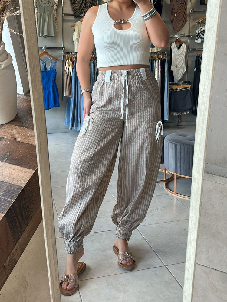 Calypso Striped Pants