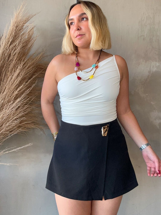 Mercedes Black Skort