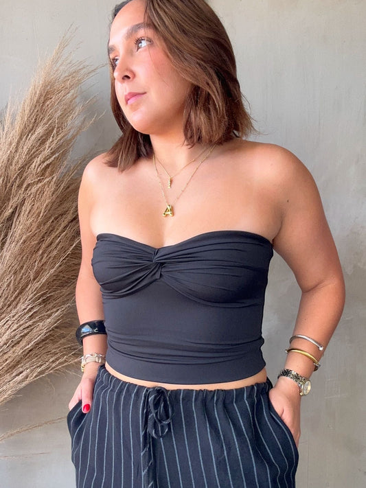 Lilith Black Twist Top