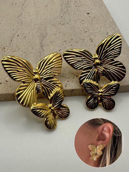 Butterfly Stainless Steel Earring