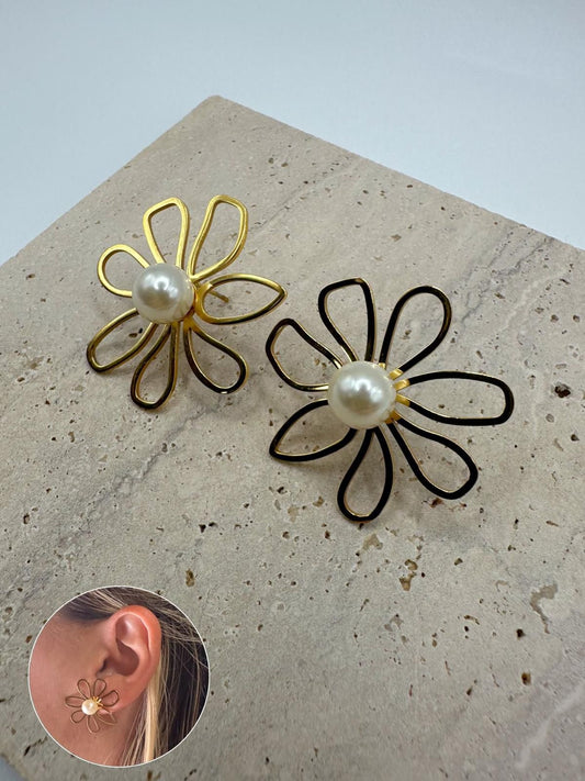 Flower Stainless Steel Earring
