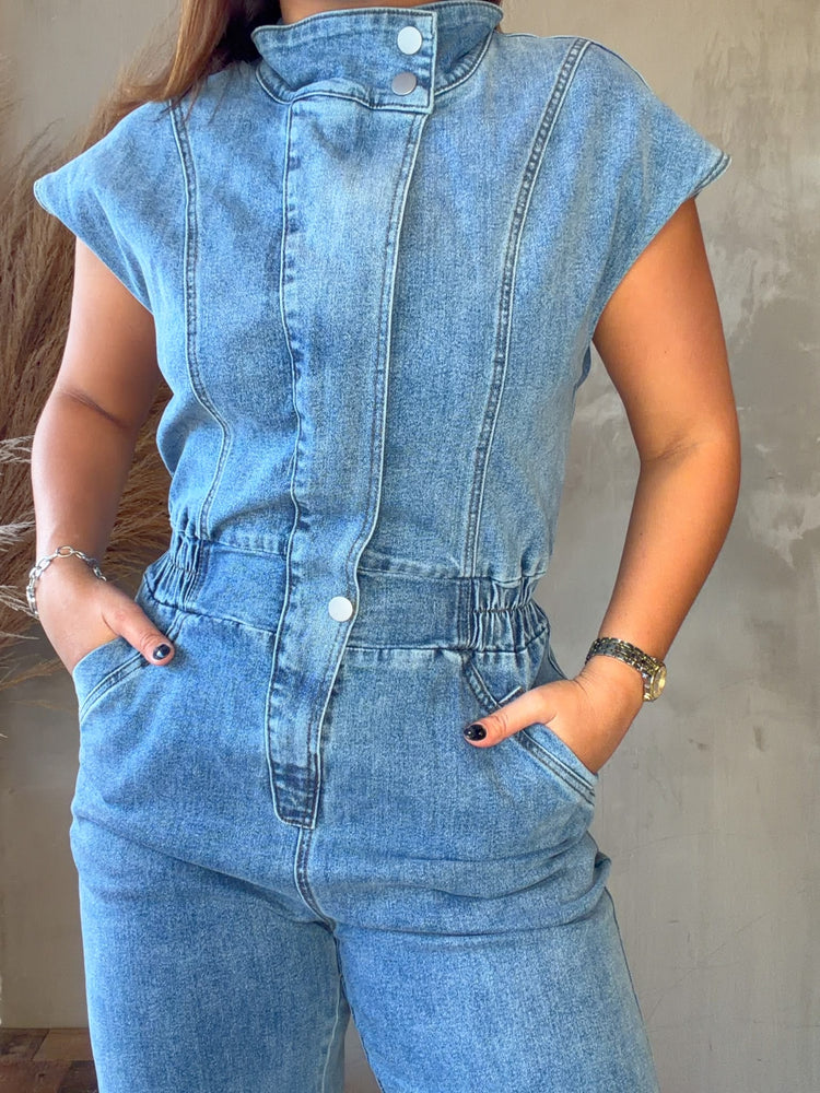 Cali Denim Jumpsuit