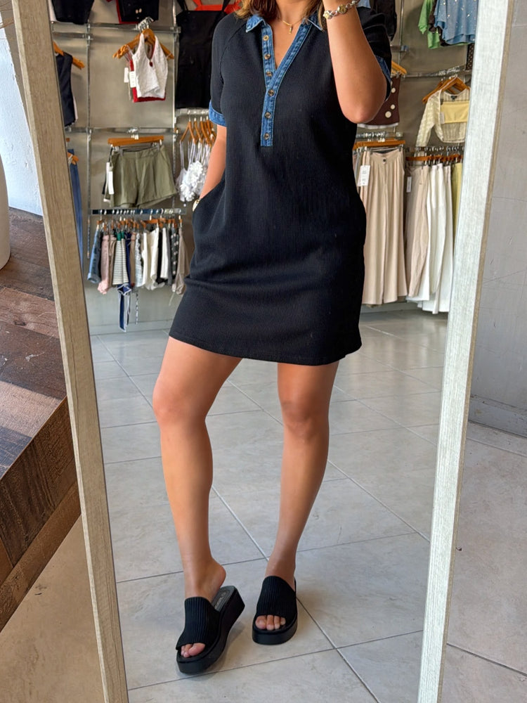 Heidi Denim Shirt Dress