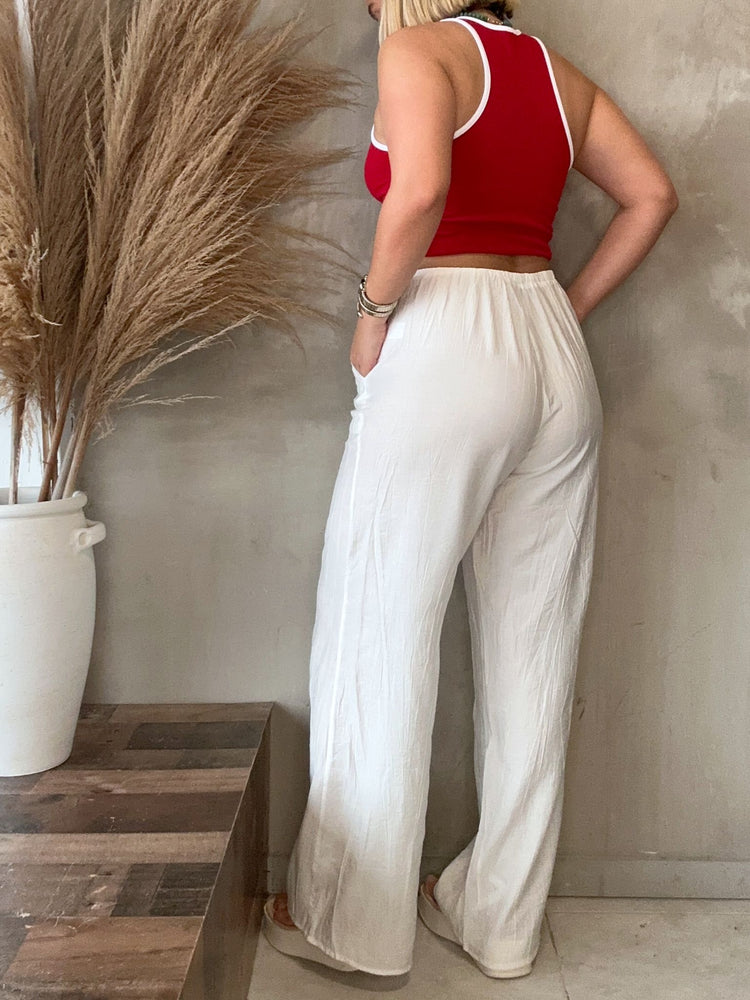 Sarah White Pants