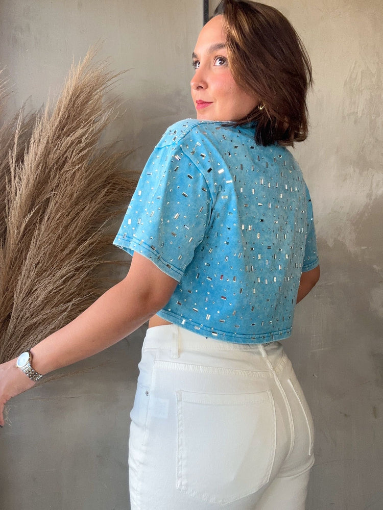 Zamira Blue Tee