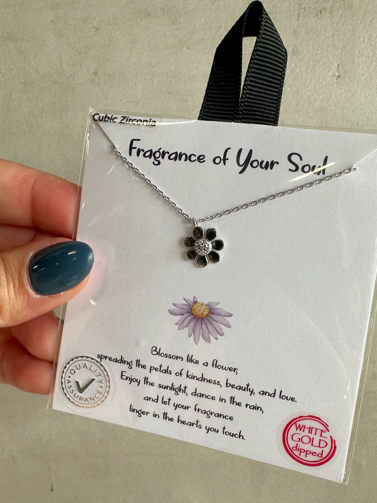 Silver Flower Necklace