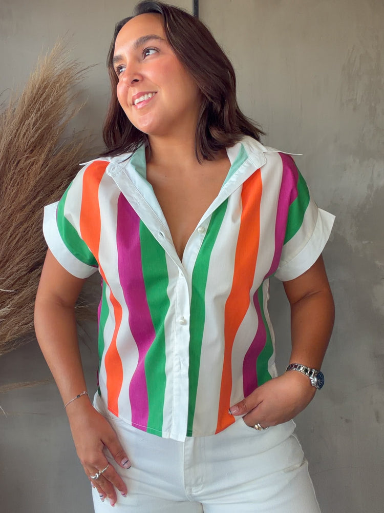 Antonia Striped Top